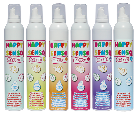 Happy Senso® ARTIST - farbiger Prickelschaum mit Aroma