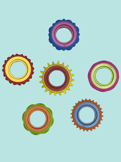 Taktile Fingerringe für Zappelfinger