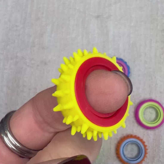 taktiler Fingerring in Aktion